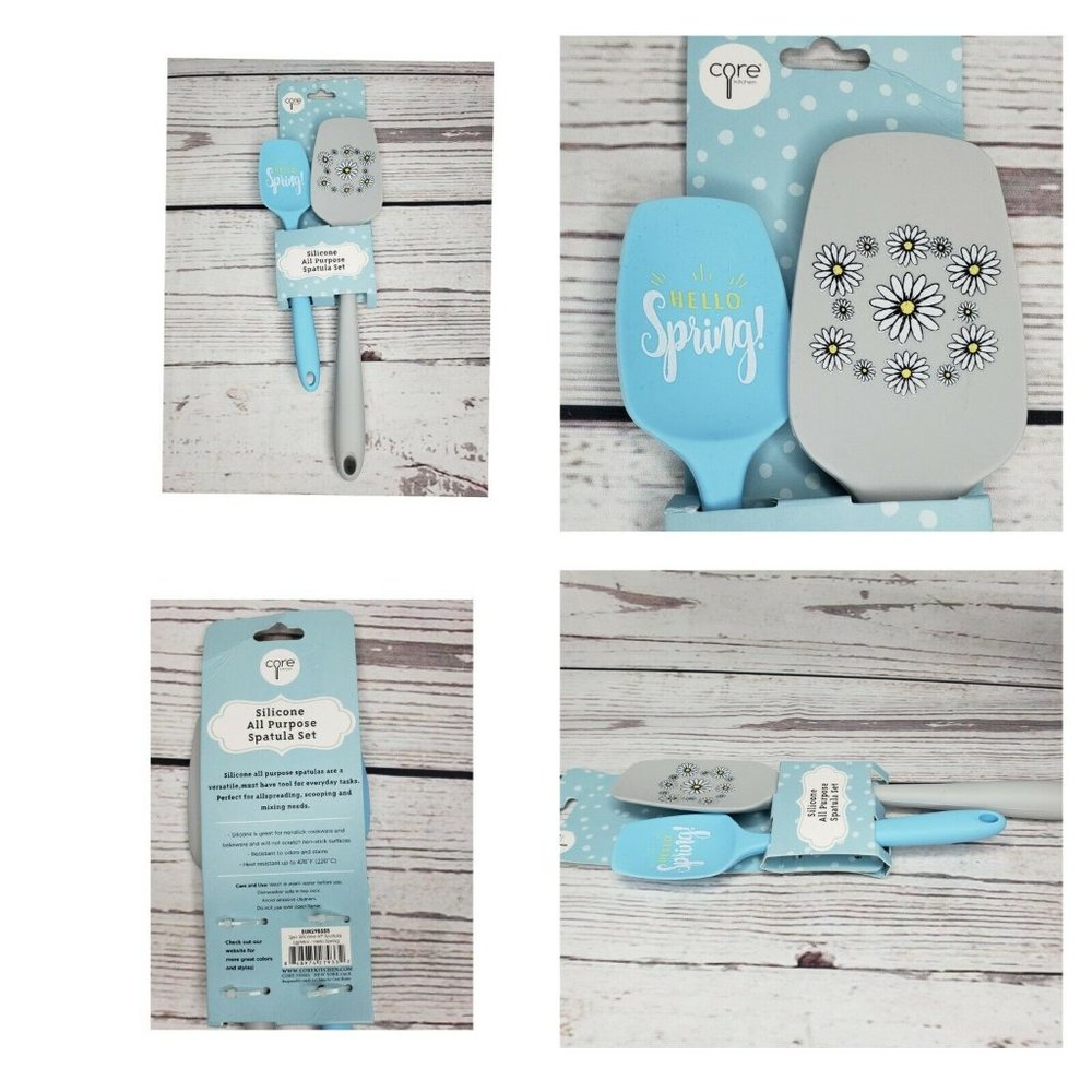 Hello Spring Silicone All Purpose Spatula Set